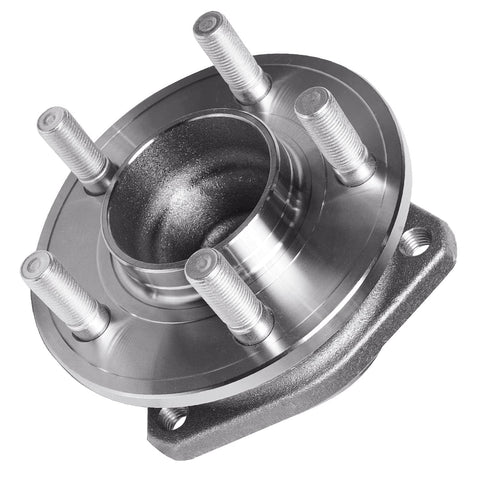 4 Piece Front And Rear Wheel Bearing Hub Assembly Set For Dodge Challenger Charger And Chrysler 300 2012 2013 2014 RWD 5 Bolt Hubs Kit Includes Two Front And Two Rear Hubs, close-up view of one hub