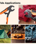 Heavy Duty Snap Fastener Tool Kit With Pliers For Metal Snaps Quick Install And Replacement For Leather, Canvas, Tarp, Boat Covers