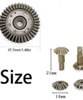 Upgraded Differential Gear Set Kit For 1/10 RC Cars Includes Output Gears 2 Spider Gears 2 And Spur Gear Compatible With Slash 4x4