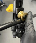 Portable Cable Slitter For Armored Fiber Cable And Central Tube Slitting On Both Sides Of Fiber And Copper Cables With Corrugated Or Smooth Jackets Ten Ounce Dope Tool For Electricians And Installers in use on cable