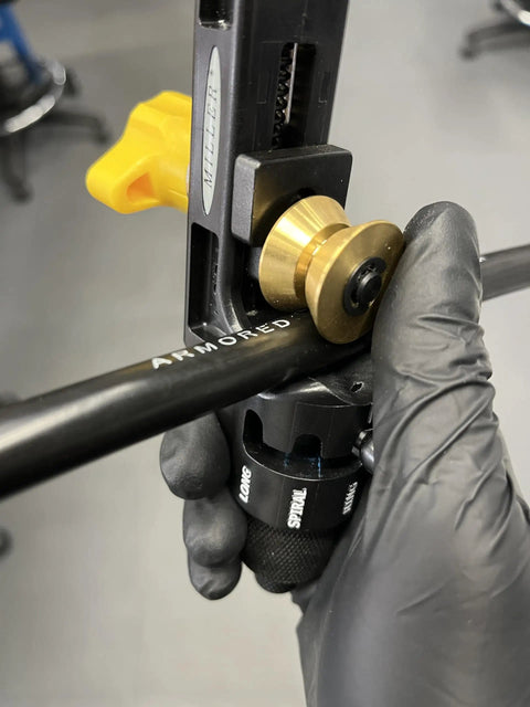 Portable Cable Slitter For Armored Fiber Cable And Central Tube Slitting On Both Sides Of Fiber And Copper Cables With Corrugated Or Smooth Jackets Ten Ounce Dope Tool For Electricians And Installers in use on cable