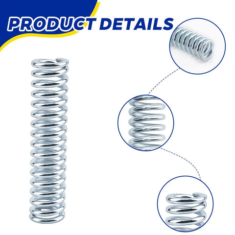 Compression Spring Zero Point One Four Eight Inch Wire Diameter Fifteen Sixteenths Outer Diameter Four Inch Length, close-up details