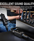 Personal In-Ear Monitor System with Master Volume and Individual Channel Controls connected to mixer