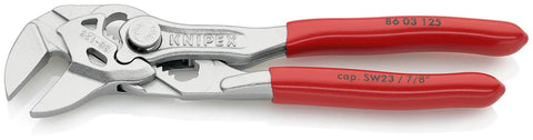 Red-handled pliers from Mini Pliers Set In Belt Tool Pouch For On The Go Work Durable Polyester Tool Bag With Hook And Loop Fastener And Belt Clip