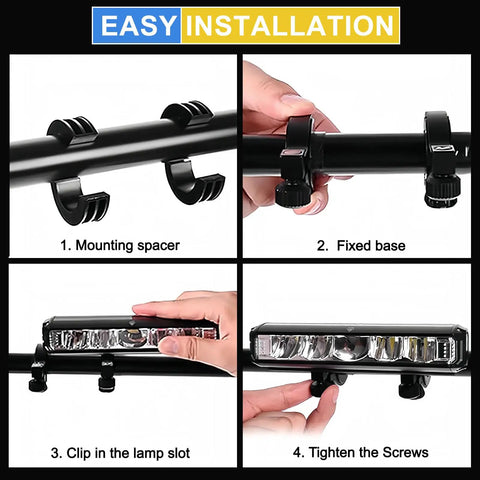 Beast Bright 2600 Lumen USB Rechargeable Bike Light With 4 Modes, Waterproof Headlight, Low Power Indicator, Wide Beam For Night Riding, Perfect For City Streets And Trails