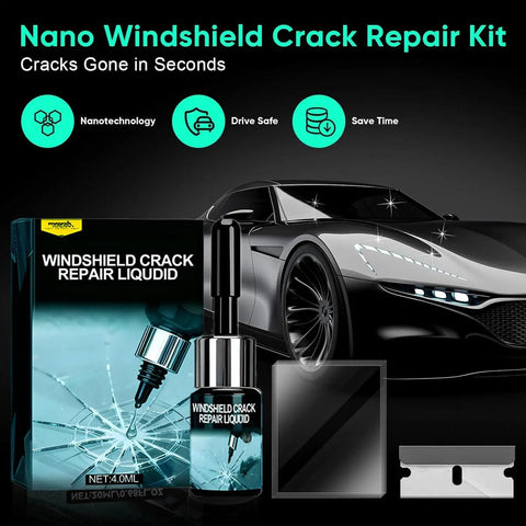 2 Pack Advanced Windshield Chip Repair Kit With Nano Glass Liquid For Sealing Cracks And Chips Pro Grade Formula Delivers Crystal Clear Long Lasting Finish On Auto Glass Windows And Mirrors For A Quick Spotless Fix