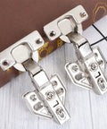 Hydraulic Cabinet Hinges With Quiet Operation 4 Pack Stainless Steel Heavy Duty Hinges for Kitchen Cabinets, smooth and rust-resistant