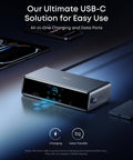 Sleek Prime Docking Station with Fourteen Ports for a Slick Triple 4K 60Hz Setup featuring USB-C, HDMI, DisplayPort connectivity.
