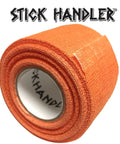 Pro Level Drumstick Grip Tape Two Pack In Vivid Orange comfy cotton gauze wrap, showing the roll detail for drummers.