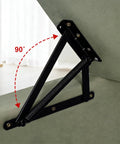 Heavy Duty Bench Seat Hinges With Spring Lift Up Mechanism For Storage Sofa Bed Ottoman Toy Box Chest And Furniture Hardware