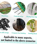 Heavy Duty Black Plastic Saddle Cable Tie Clips With Screw Fixing 100 Piece Kit for organizing wires in various applications.