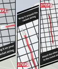 Installation steps for Eight Pack Tennis Racket Dampeners To Slash Vibration Silicone Shock Absorbers For Tennis Racquets