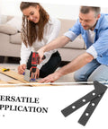 Two Pack Heavy Duty Pivot Hinge Hidden Door Hardware For Secret Doors Easy Install Kit built for versatile application