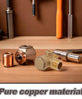 20mm Metal Air Compressor Check Valve With Easy Install And Flexible Pipe Connections For Quiet Smooth Operation And Efficient Performance One Way Inline Valve With Copper Design For Precision Pneumatic Systems And Universal Fit, pure copper