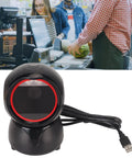 Desktop Barcode Scanner With Global Shutter And Big Window LED Indicator And Prompt Tones 2D QR And Barcode Reader for retail