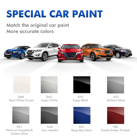 Pearl White Tricoat Touch Up Paint For Nissan Vehicles Fix Scratches And Rust Prevention With Easy Color Match selection