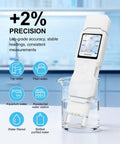 9 In 1 Smart Water Tester With App Monitoring, Digital Water Test Kit in a beaker, showing app interface for water testing parameters.