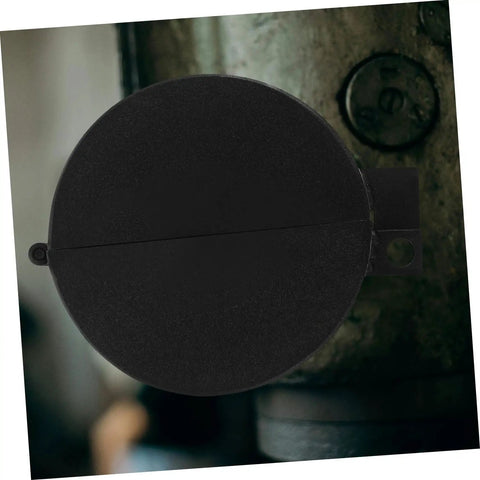 Easy Install Doorknob Safety Cover And Deadbolt Style Door Security Device For Kids Kidproof Locking Shield Keeps Tiny Hands Out Sleek Home Security Protector Fits Most Doors No Fuss Setup in black shown on door