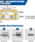 Diagram showing dimensions for Undermount Soft Close Drawer Slides For 21 Inch Drawers Ball Bearing Full Extension Rails Heavy Duty Side Mount.