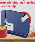 Solid Steel Bag Sealer With Slick Non Slip Base And Seven Rolls Of Sealing Tape Precision Auto Trim Blade for quick sealing.