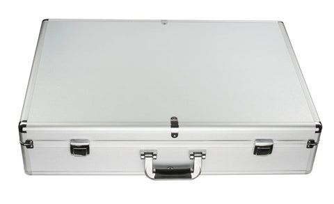 Full Size Disarticulated Skeleton Case With Foam Cutouts, Metal Case With Carrying Handle For Organizing Bones Up To 6 Feet