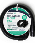 Static Dissipating Backpack Vacuum Hose With One And A Half Inch Cuffs Replacement For ProTeam Super Coach Vac Mode 6 And Other Models Part 103048 1 Pack Built To Last Seamless Fit High Quality Vacuum Accessory, coiled black hose with packaging details