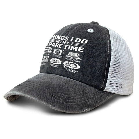 Funny RV Traveler Hat For Women With Caravanning Sayings Perfect Gift For Road Trippers And Campers Adjustable Back Buckle
