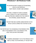DIY Water Turbine Kit With Pelton Turbine And Impact Runner For Home Power Generation featuring acrylic shell and PP bucket