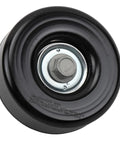 GM Genuine Parts LC9 5.3L Drive Belt Idler Pulley Replacement for Chevy GMC Buick Cadillac OEM Grade Quiet Idle Fixes Noisy Bearing Durable OE Fit Easy Install black steel pulley with center bolt