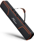 Padded Snowboard Bag For Air Travel, Waterproof 1680D Rip-Resistant Case with straps, 155cm length, side view