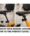 EXA Form Trail Ready Dropper Post Suspension Seatpost With 40mm Travel And 30.9mm Or 31.6mm Diameters, side view on bike