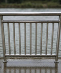 Heavy Duty Outdoor Railing Guardrail For Balcony And Deck Crafted From Top Shelf 304 Stainless Steel, sleek design near water.