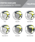 Image of Sick Clear Vision Transition Safety Glasses With Anti Fog Coating And Scratch Resistant Lenses Featuring Adjustable Non Slip Fit For Legit All Day Comfy ANSI Certified Protection in various tints.