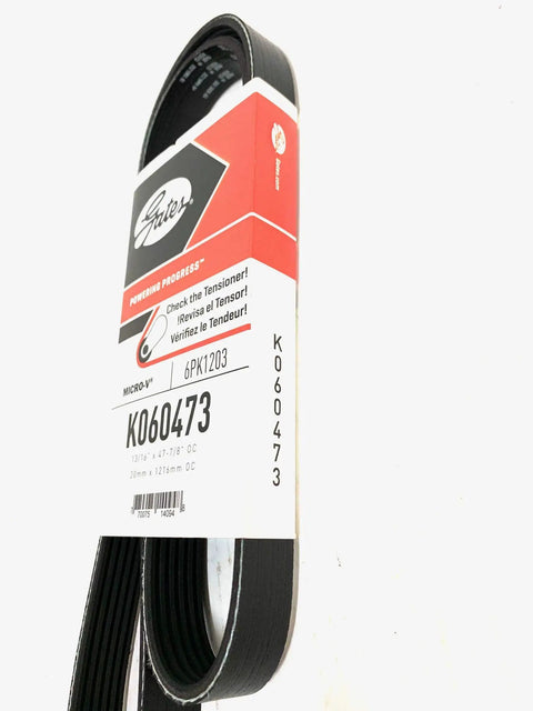 Micro-V Serpentine Drive Belt For A Quiet Ride And Smooth Performance, Tension That Stays Put, EPDM Rubber, OEM-Grade Replacement
