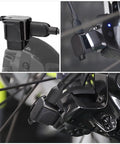 Shimano DI2 EC300 USB C Charger Adapter For 12 Speed Electronic Shifting with stable power, close-up views on bike mount