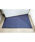 Ovation Entrance Mat 3 by 6 Blue for Home or Office Heavy Duty Tufted Decalon Pile Cleans and Dries Medium Traffic Low Profile Design