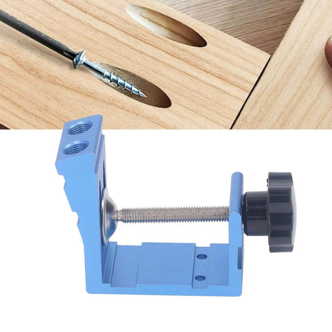 Pocket Hole Jig System Aluminum Alloy For DIY Woodworking Boss Grade Rust Resistant Durable Workhorse Drilling Tool