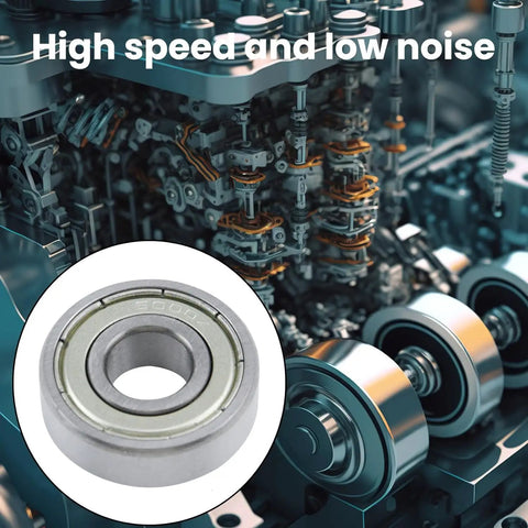 Deep Groove Ball Bearing Shielded 6000Z 10 X 26 X 8mm Metal Silver Tone for Bikes Scooters Industrial Machinery