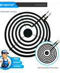 8 Inch 2100W Electric Stove Burner Replacement Element For Whirlpool KitchenAid Norge Upgraded Top Heater 234000 Surface Element