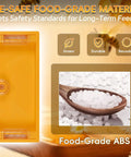 Two Pack 10 Frame Beehive Top Feeder For Langstroth Hives, 6 Channel Food Grade Bee Top Feeders showcasing food-grade ABS pellets.