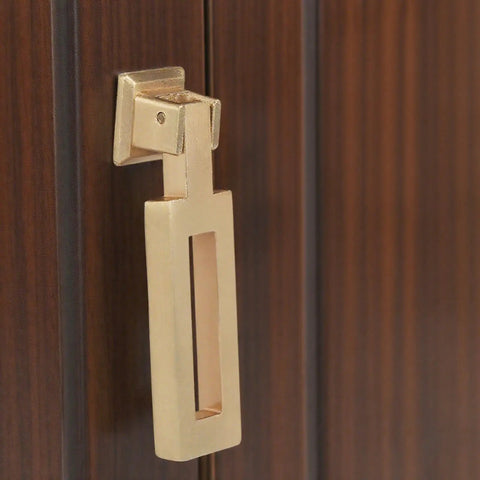 Sleek Chinese Style Cabinet Pulls With Matte Gold Finish Brushed Brass Look Zinc Alloy Drawer Handles For Dresser Closet Chest