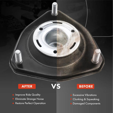 Front Suspension Strut Mount For Toyota RAV4 2013 2018 2.5L Electric Noise Dampening And Vibration Reduction Before and After