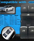 Driver Front Left Power Window Switch Replacement For Volkswagen Vehicles Fits 2010 To 2018 GTI Jetta Passat CC SportWagen