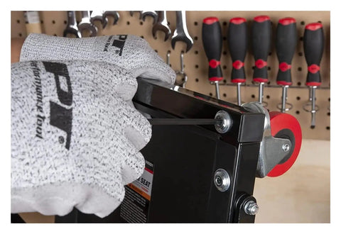 Cool Star Shaped T Handle Hex Key Tool Set For Metric And Imperial Sizes Perfect For Vehicle Maintenance Or DIY House Repairs With Strong Grip To Loosen Tight Fasteners Easily Without Breaking A Sweat, used on a black metal bracket