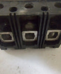 Real Deal 3 Pole 110 Amp Thermal Magnetic Circuit Breaker Series 2 Heavy Duty metal terminal block for electrical systems.