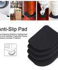Anti Vibration Pads For Washing Machine And Refrigerator Pack Of 4 EVA Rubber Mats Shock Absorbing Floor Protectors For Your Home Appliances