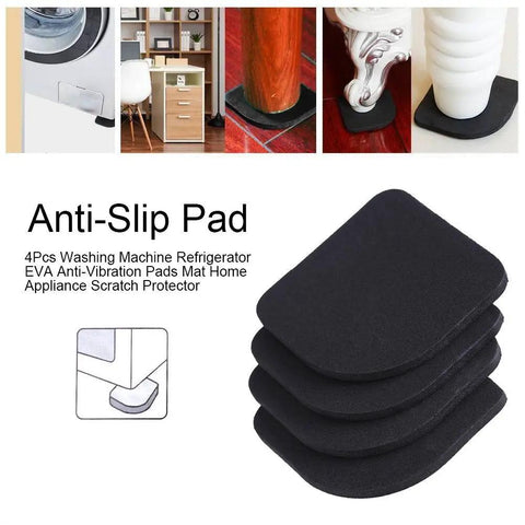 Anti Vibration Pads For Washing Machine And Refrigerator Pack Of 4 EVA Rubber Mats Shock Absorbing Floor Protectors For Your Home Appliances
