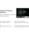 Multiple Techniques Supported 256GB 2.5 Inch SATA III SSD With 3D NAND A55 SLC Cache