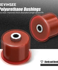 Poly Differential Mount Bushing Kit For Street Use For BMW E46 E85 Z4 Replaces 33176770788 red polyurethane bushings