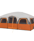 Spacious 12 Person Cabin Tent For Family Camping With Multiple Rooms Carry Bag Weather Resistant Design Center Height 86 Inches